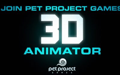 Pet Project Games Is Looking for a 3D Animator